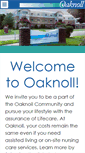 Mobile Screenshot of oaknoll.com